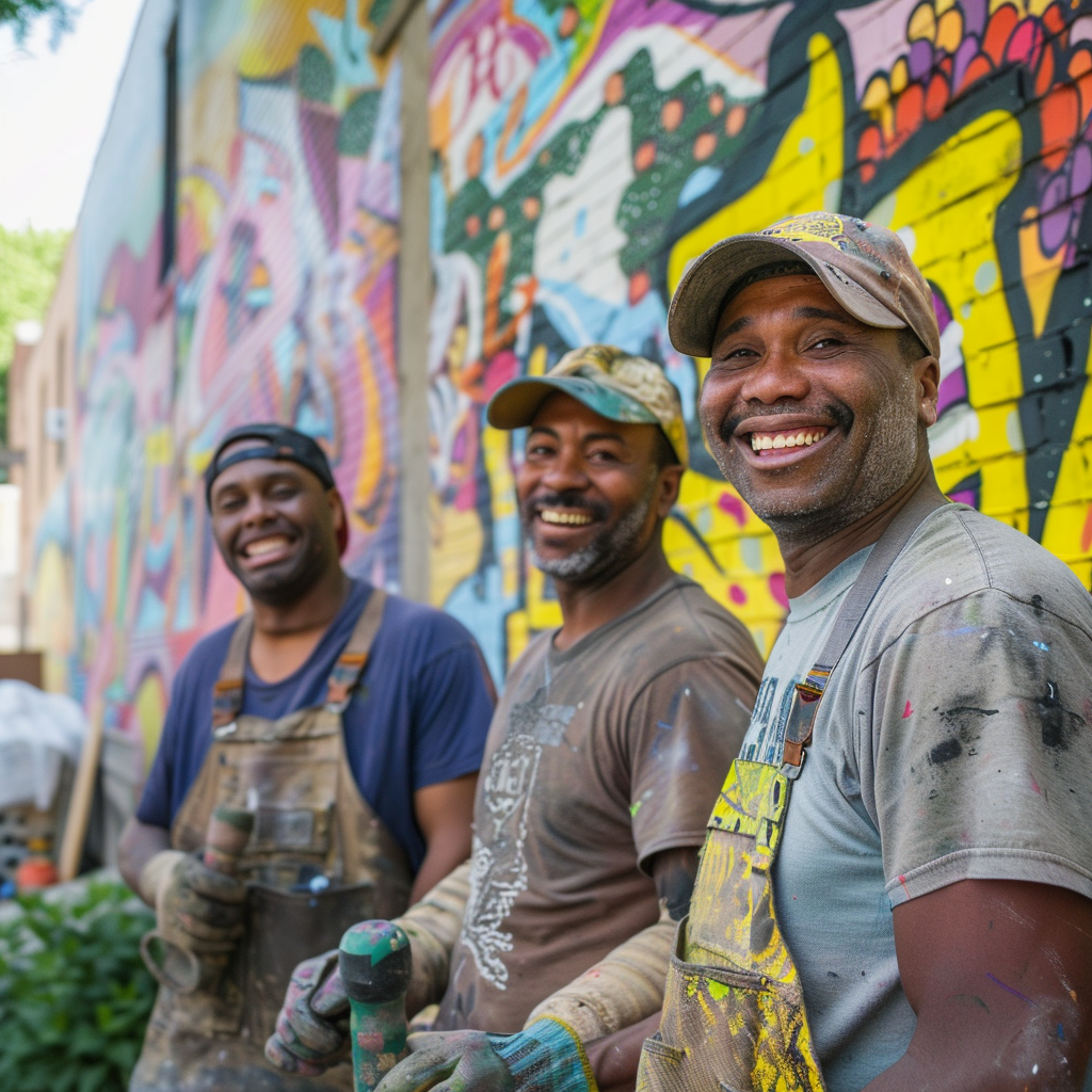 Colin's community project in action